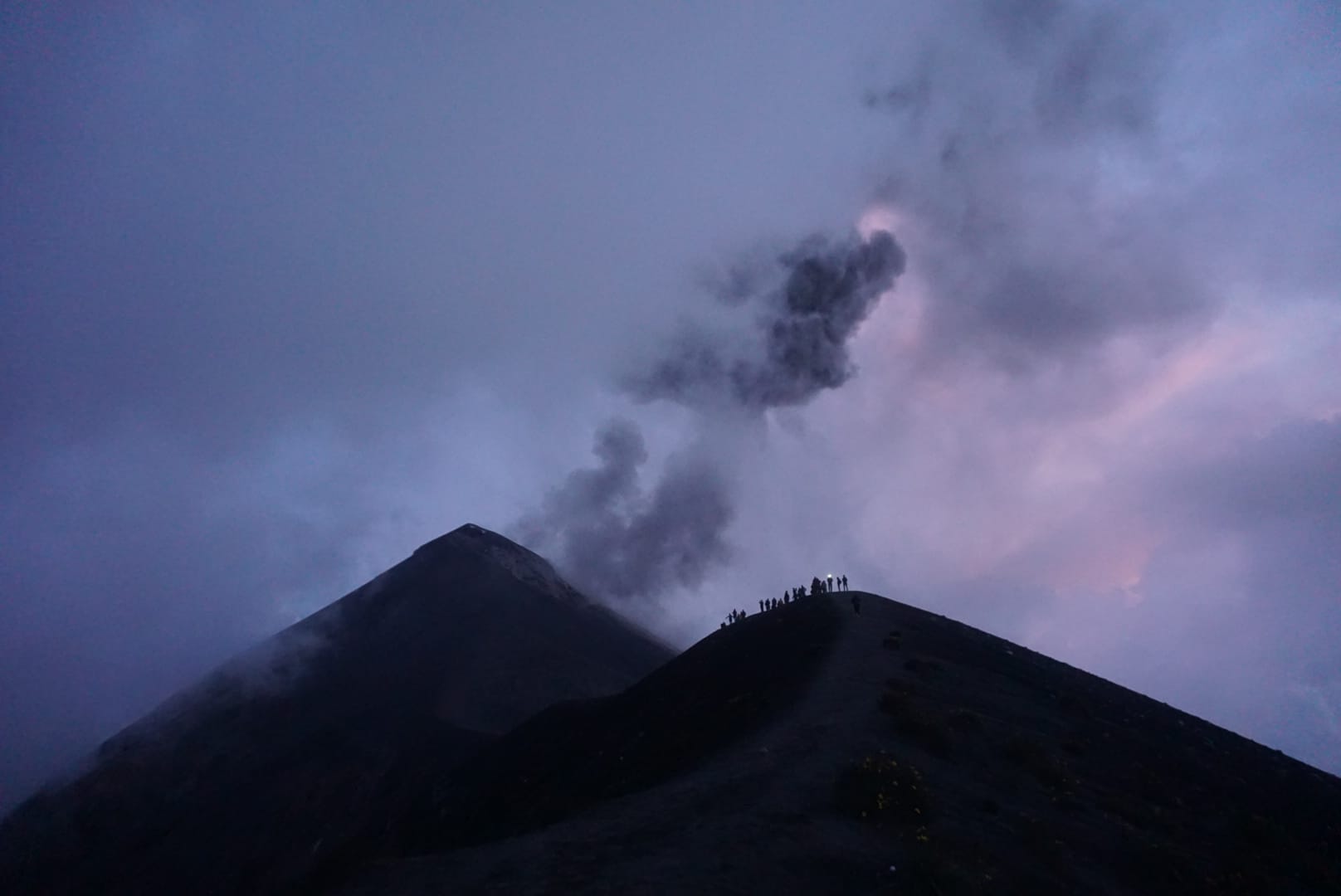 View from Acatenango trail
