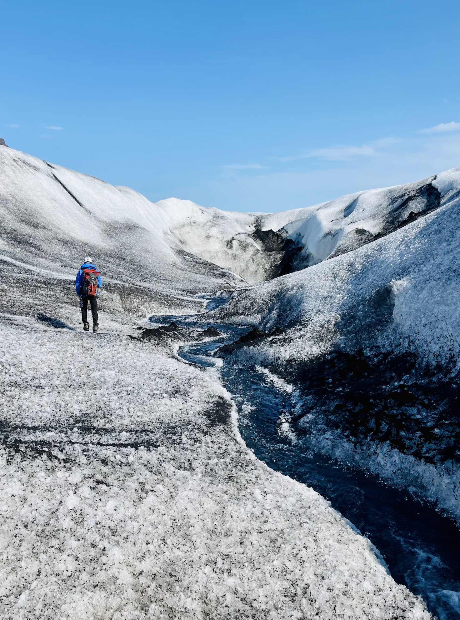 Glacier hiking
